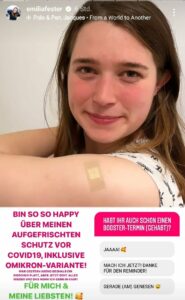Emilia Fester (24) ist geboostert und steckt sich mit Corona an – laut ihr wirkt die „Impfung“ …
