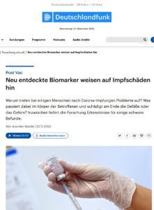 Faktenverzerrung beim Deutschlandfunk – Bewusstseinsstörungen (Demenz, Verwirrung…) nach Corona „Impfung“?