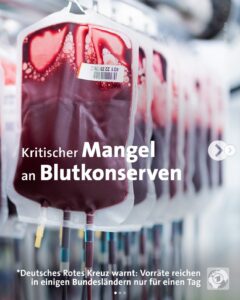 Welche Auswirkung haben Blutspenden Geimpfter auf ungeimpfte Empfänger? Blutkonserven können zur Verklumpung führen!