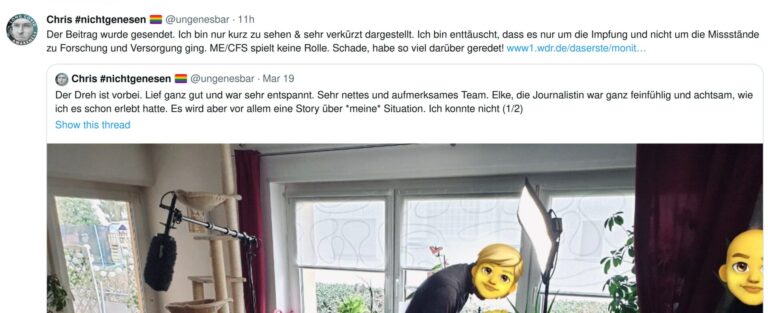 Georg Restles angeblicher Long Covid Fall bei mehrfach Geimpftem zeigt einen psychisch auffälligen Mann