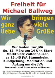Erstmals berichten Medien über die politische Verfolgung und Inhaftierung von #FreeBallweg – seit Juni 2022 ist er in Haft!