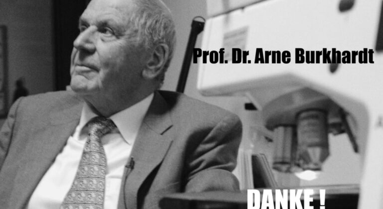 Trauer um Prof. Arne Burkhardt eine Koryphäe in seinem Gebiet der Pathologie – er gab den Toten eine Stimme