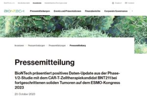 Krebstherapie: BioNTech veröffentlicht lediglich Ergebnisse von 44 bei 114 Probanden
