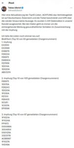 PEI erfasst Impfchargen und lässt besonders schadensträchtige weiter verimpfen