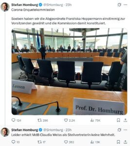 Wer sitzt in der Enquete Kommission zur Corona-Aufarbeitung – und was bringts?