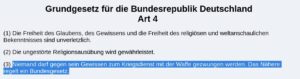 AfD-Beitritt als Ausweg? – Zwangsrekrutierung in Deutschland & Aussetzung Art 4 GG