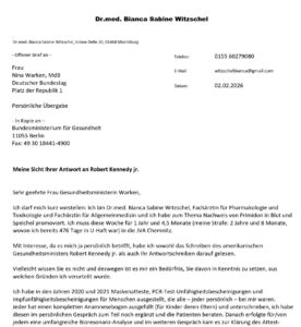 Morgen soll sie nochmal über ein Jahr ins Gefängnis – offener Brief an Nina Warken!